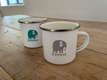 Load image into Gallery viewer, STAMPEDE Enamel Mug - Forest Green
