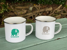 Load image into Gallery viewer, STAMPEDE Enamel Mug - Forest Green
